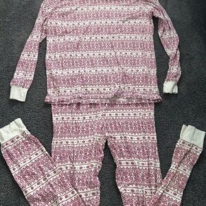 Cozy Pajamas in Red and White